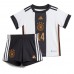 Cheap Germany Jamal Musiala #14 Home Football Kit Children World Cup 2022 Short Sleeve (+ pants)
